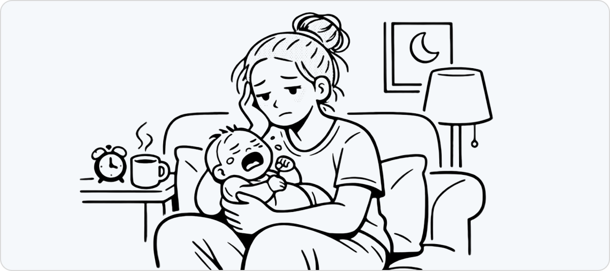 mi bebe no duerme por la noche