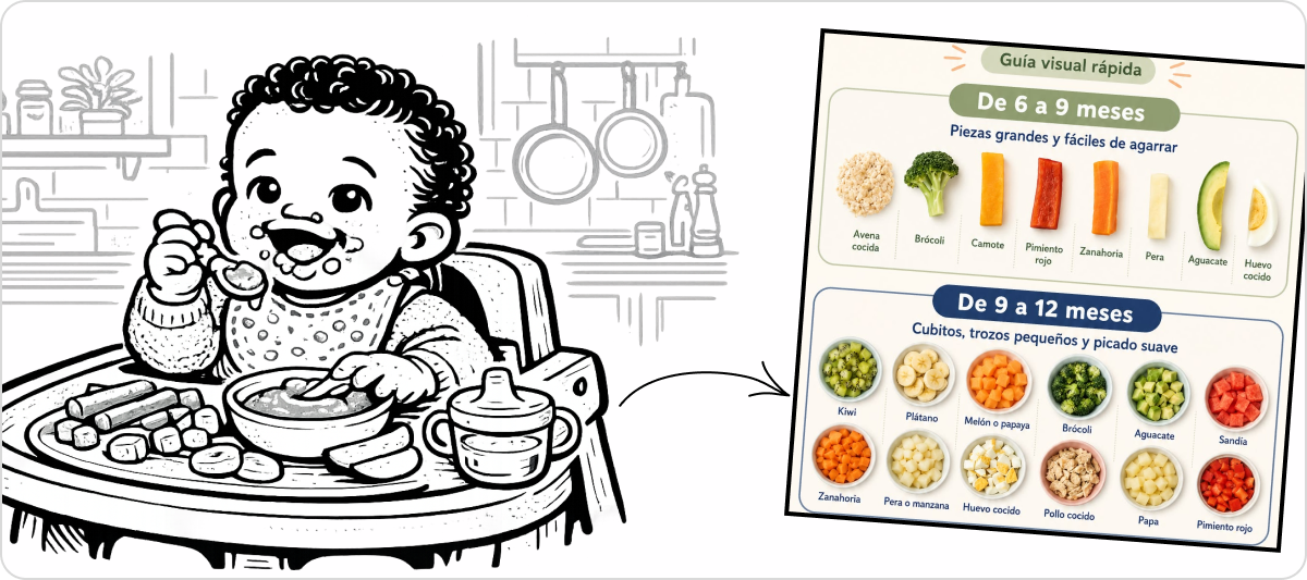 comida solida para bebes