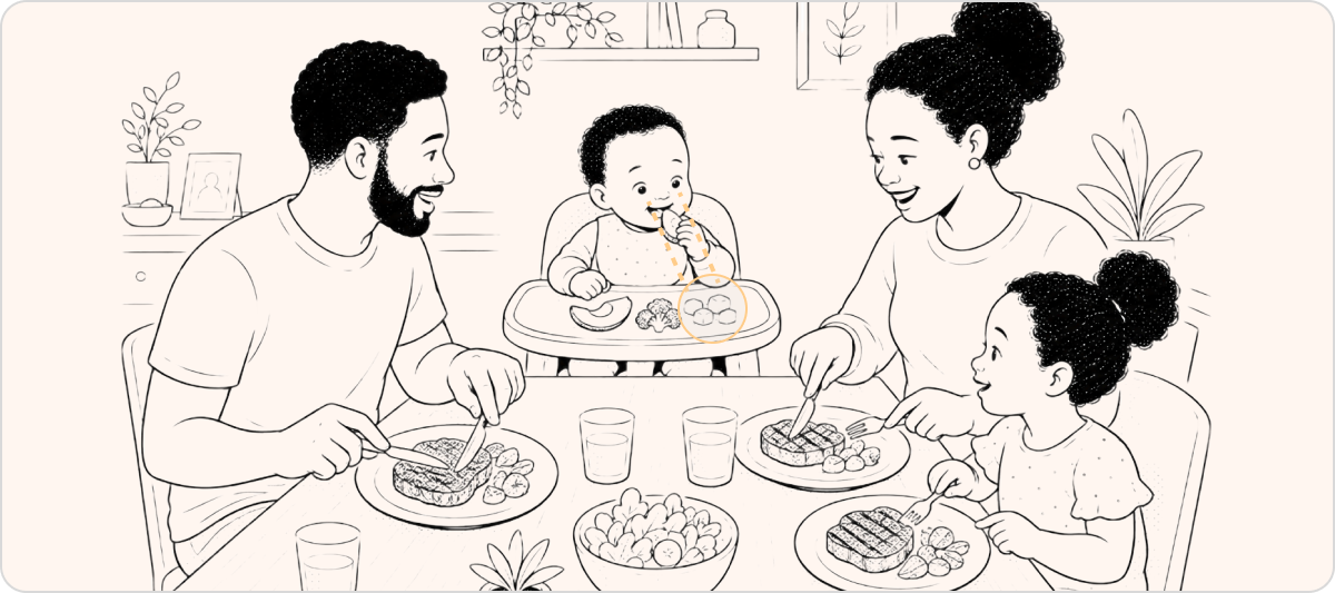que puede comer mi bebe de 8 meses